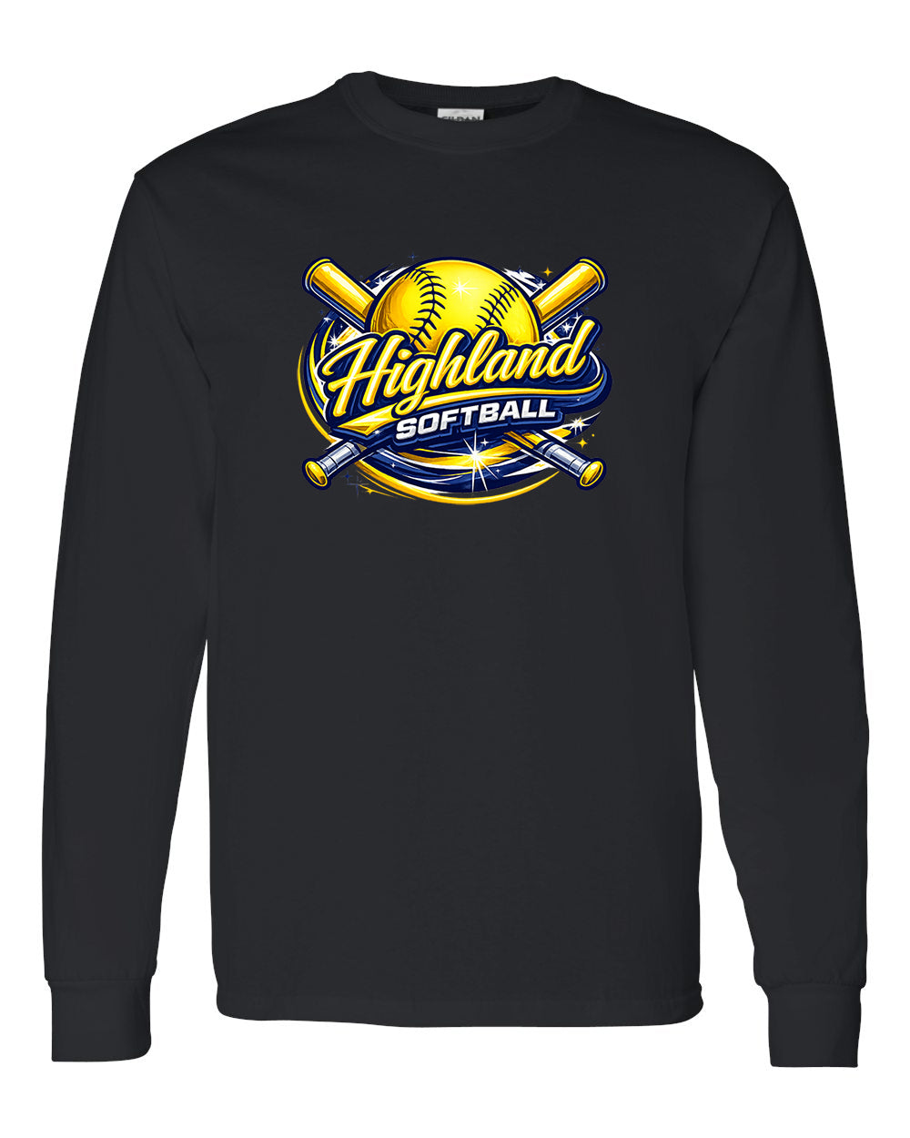 Highland Softball Crewneck Sweatshirts
