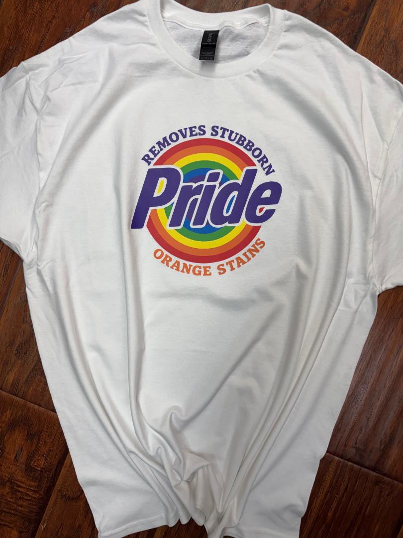 Pride Removes Stubborn Orange Stains T-Shirt