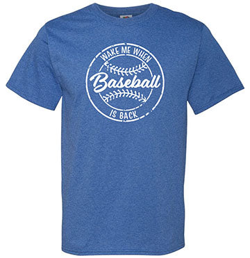 Wake Me When Baseball is Back T-Shirt