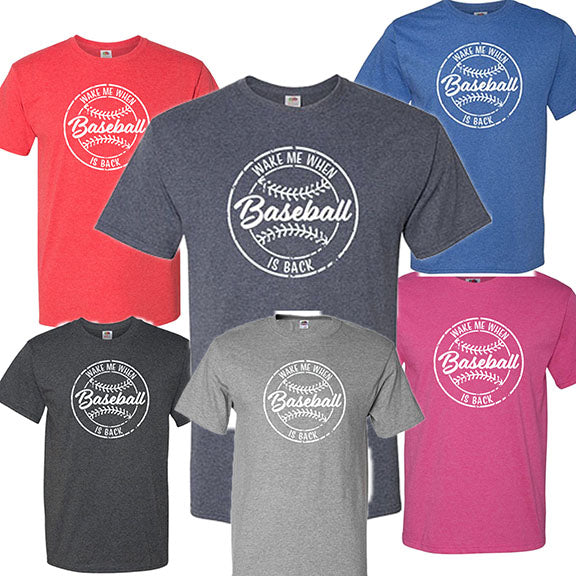 Wake Me When Baseball is Back T-Shirt