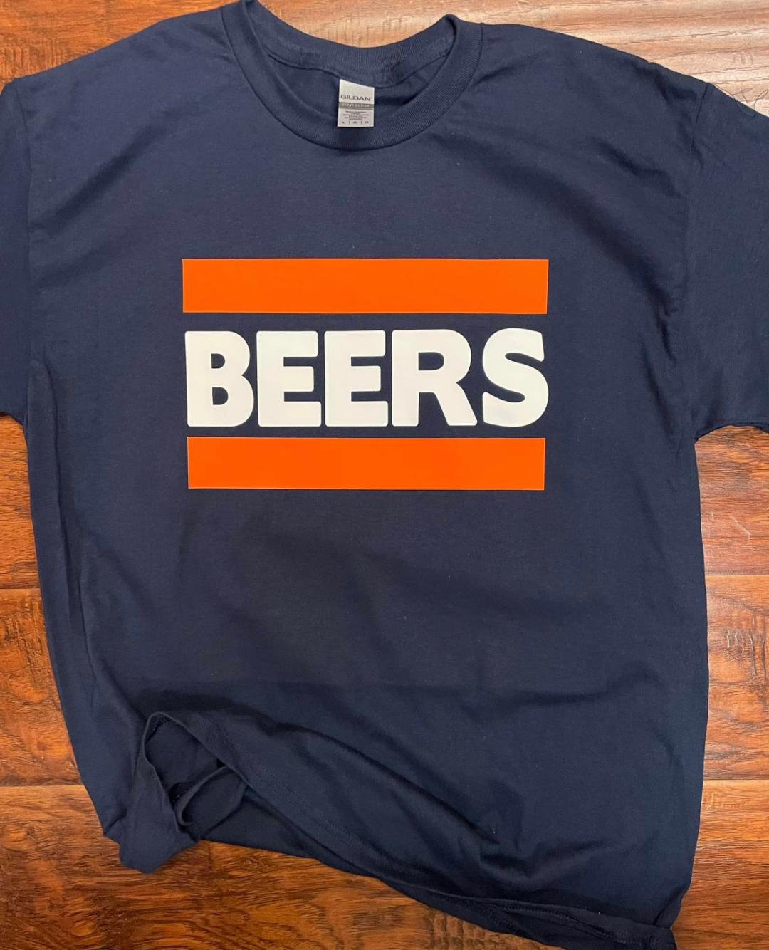 chicago bears gear Chicago Beers Bears T-Shirt