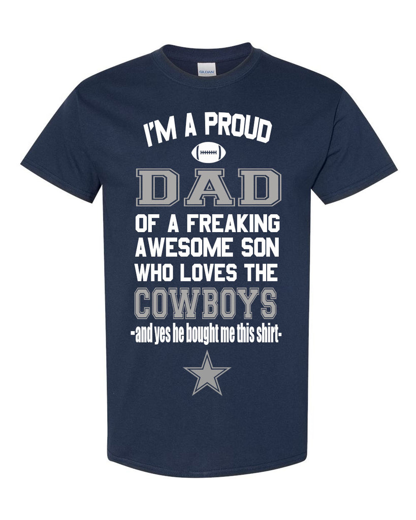 Dallas Cowboys Proud Dad Son T-Shirt