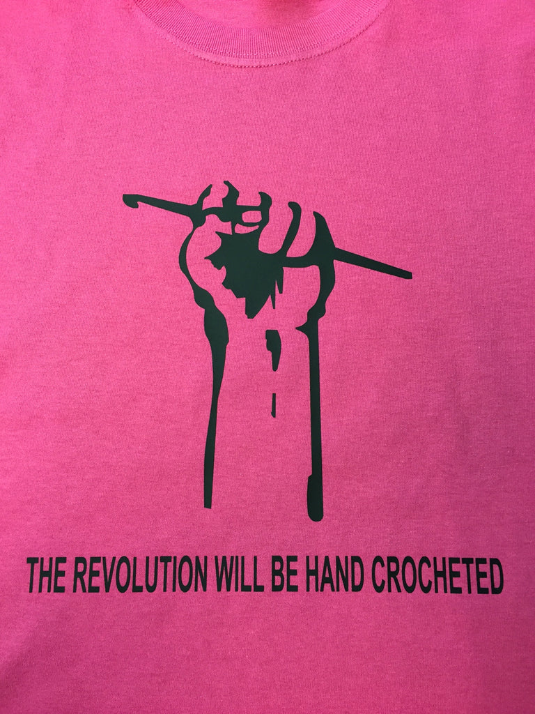Crochet T-Shirt: The Revolution Will Be Hand Crocheted