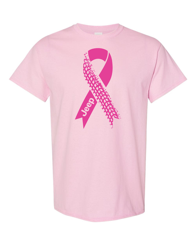 Jeep Breast Cancer Ribbon t-shirt