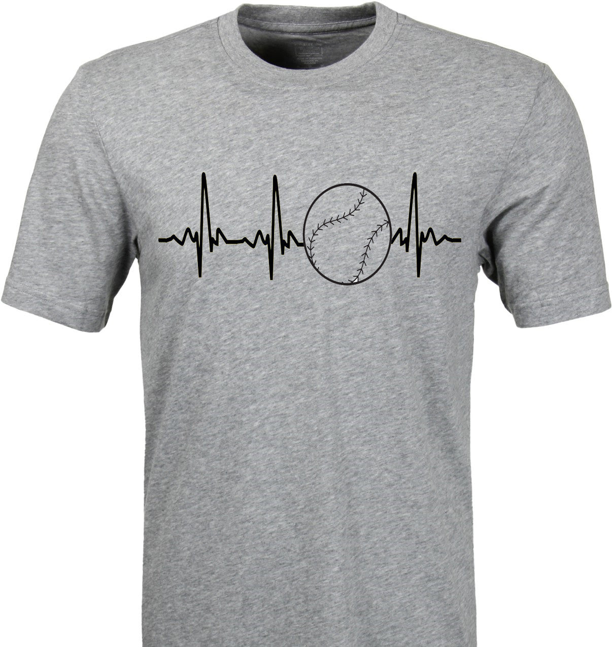 Heartbeat Pulse Baseball t-shirt All American