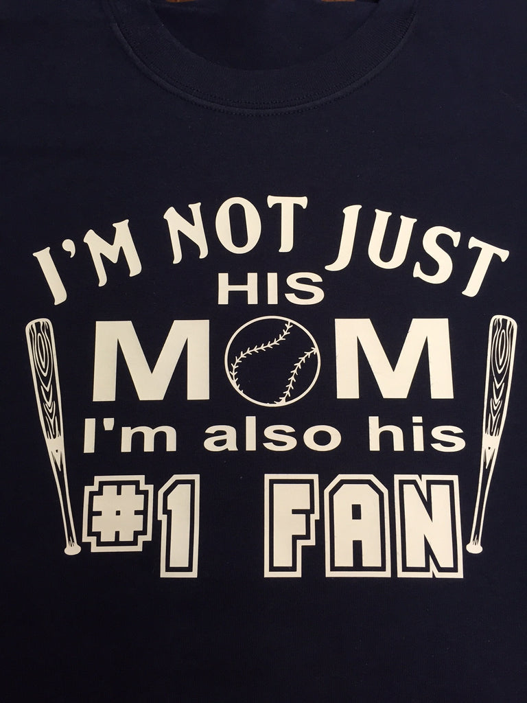 Baseball Mom #1 Fan T-Shirt