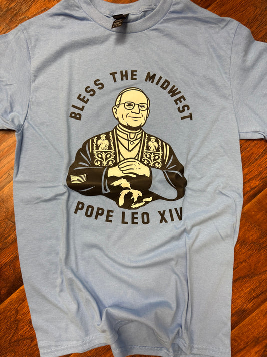 Bless the Midwest shirt pope Leo