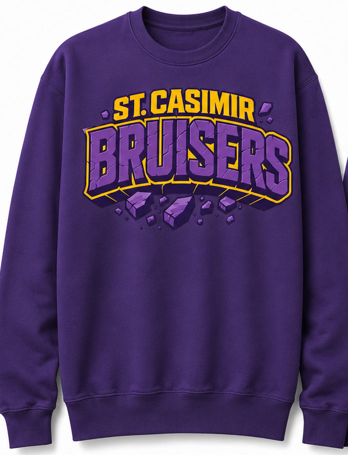St. Casimir Bruisers Brick Crewneck Sweatshirt