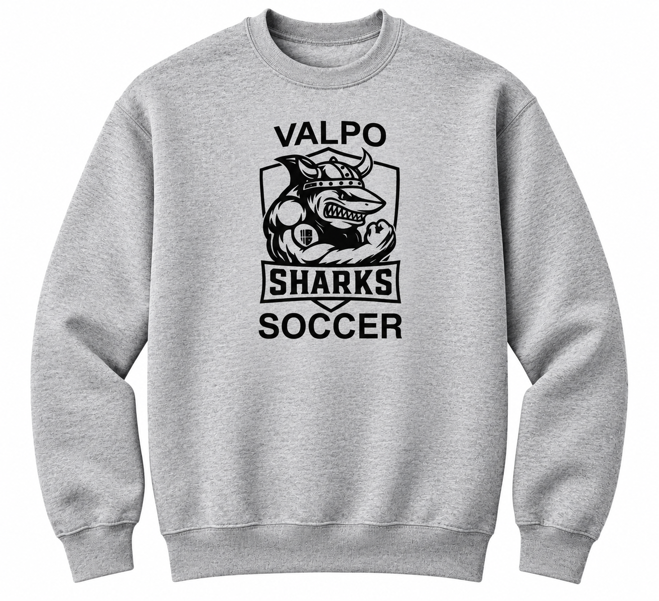 Valpo Soccer Sharks Crewneck Sweatshirt