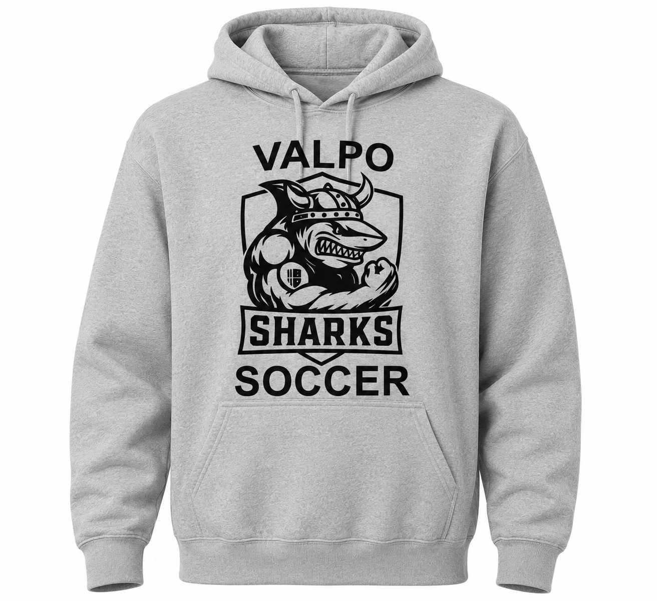 Valpo Soccer Sharks Hooded Sweatshirt