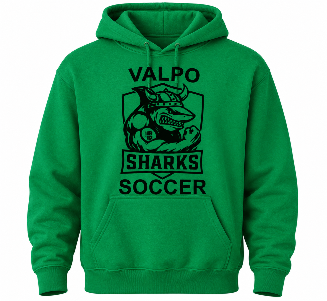 Valpo Soccer Sharks Hooded Sweatshirt