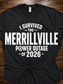 I Survived the Power Outage of 2026 TShirt - Multiple Cities