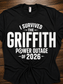 I Survived the Power Outage of 2026 TShirt - Multiple Cities