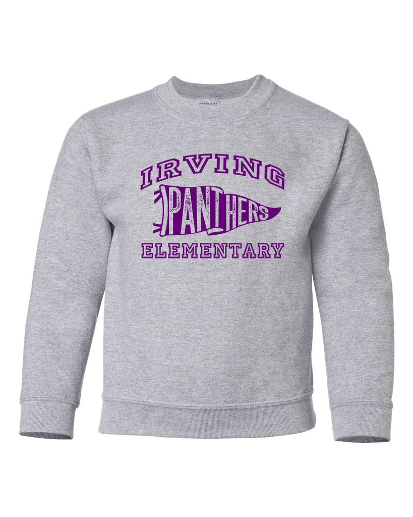 Irving Pennant Grey Crewneck Sweatshirt