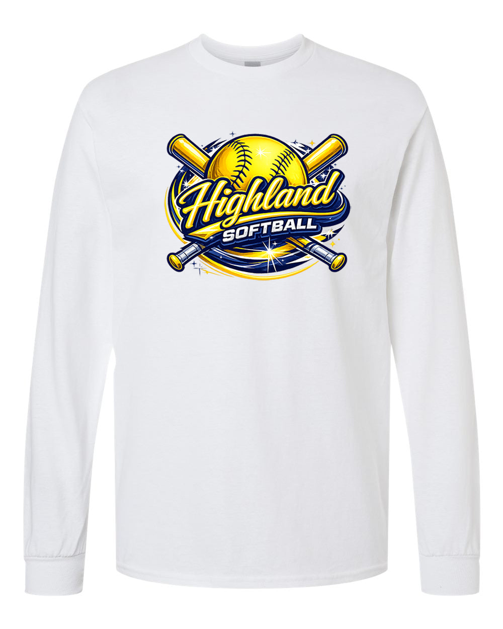 Highland Softball Crewneck Sweatshirts