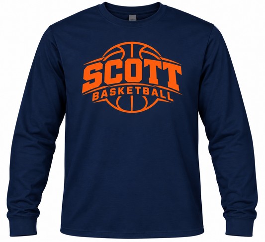 Scott Basketball Long Sleeve TShirt
