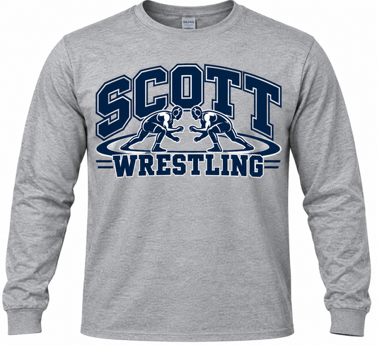 Scott Wrestling Long Sleeve TShirt