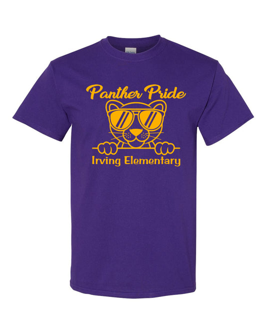 Irving Panther Purple T-Shirt