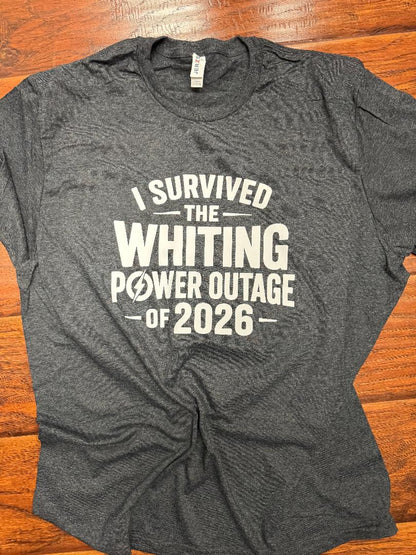 I Survived the Power Outage of 2026 TShirt - Multiple Cities