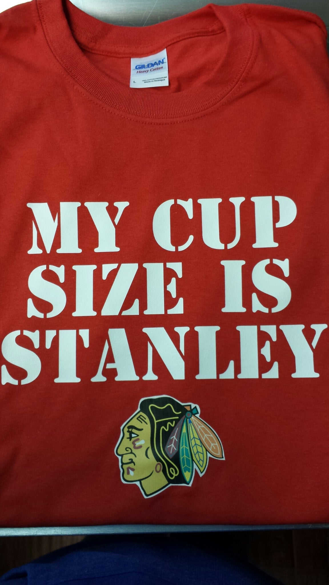 My Cup Size is Stanley - Chicago Blackhawks Hoodie – The Junkyard