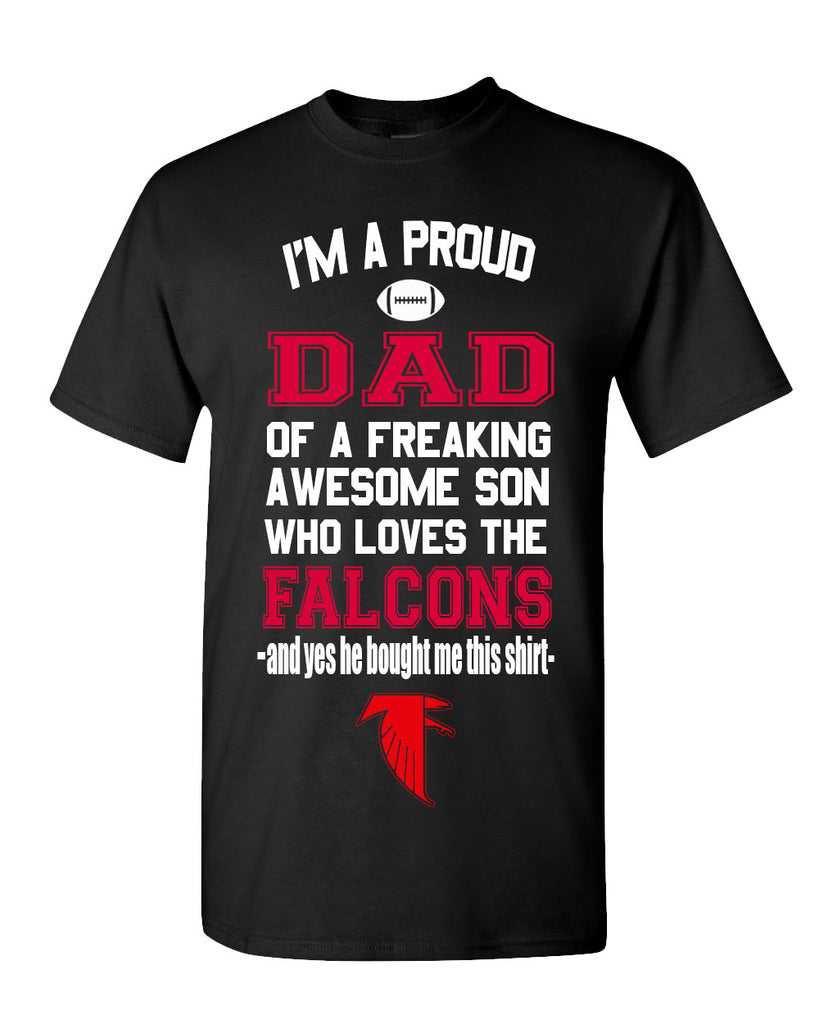 Atlanta Falcons Proud Dad Son T-Shirt