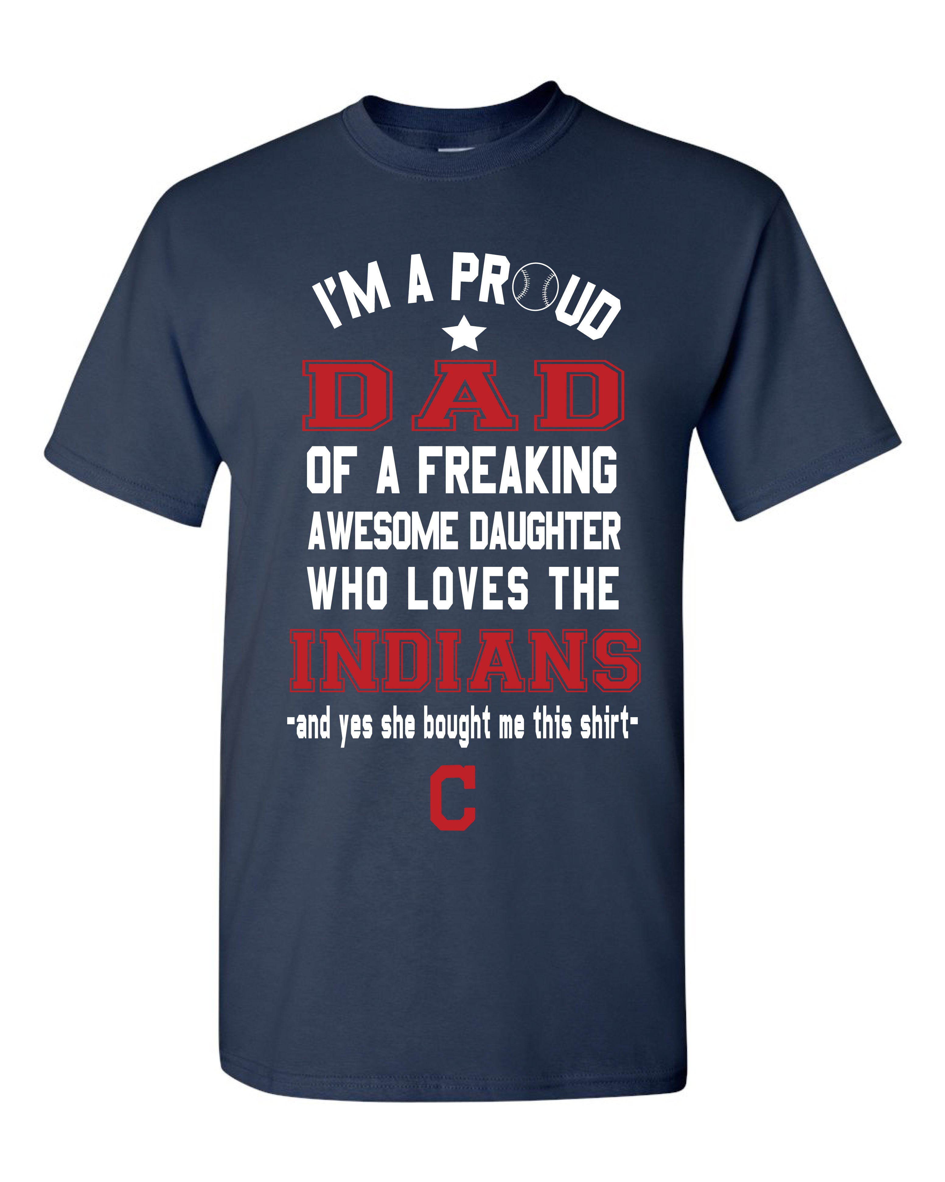 Cleveland Indians Dad Daughter T-Shirt – The Junkyard