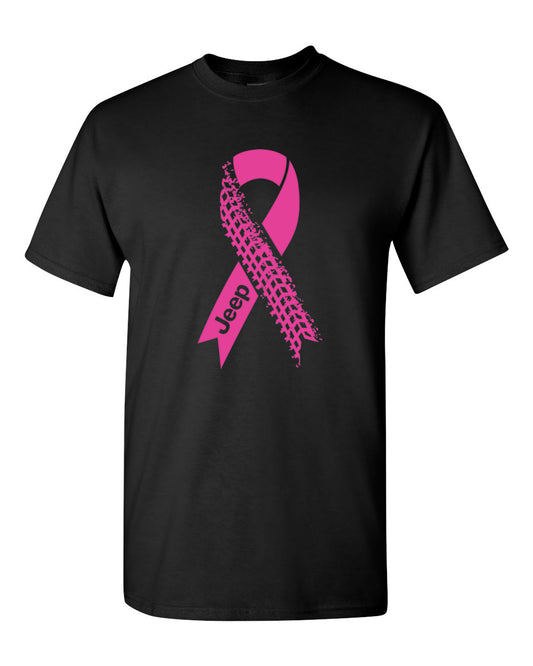 Jeep Breast Cancer Ribbon t-shirt