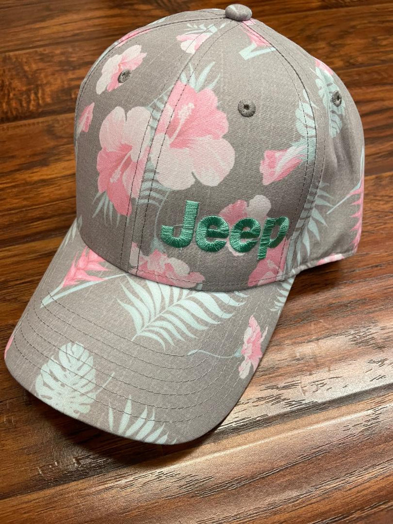 Floral Adjustable Jeep Hat