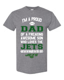 NY Jets Proud Dad Son T-Shirt