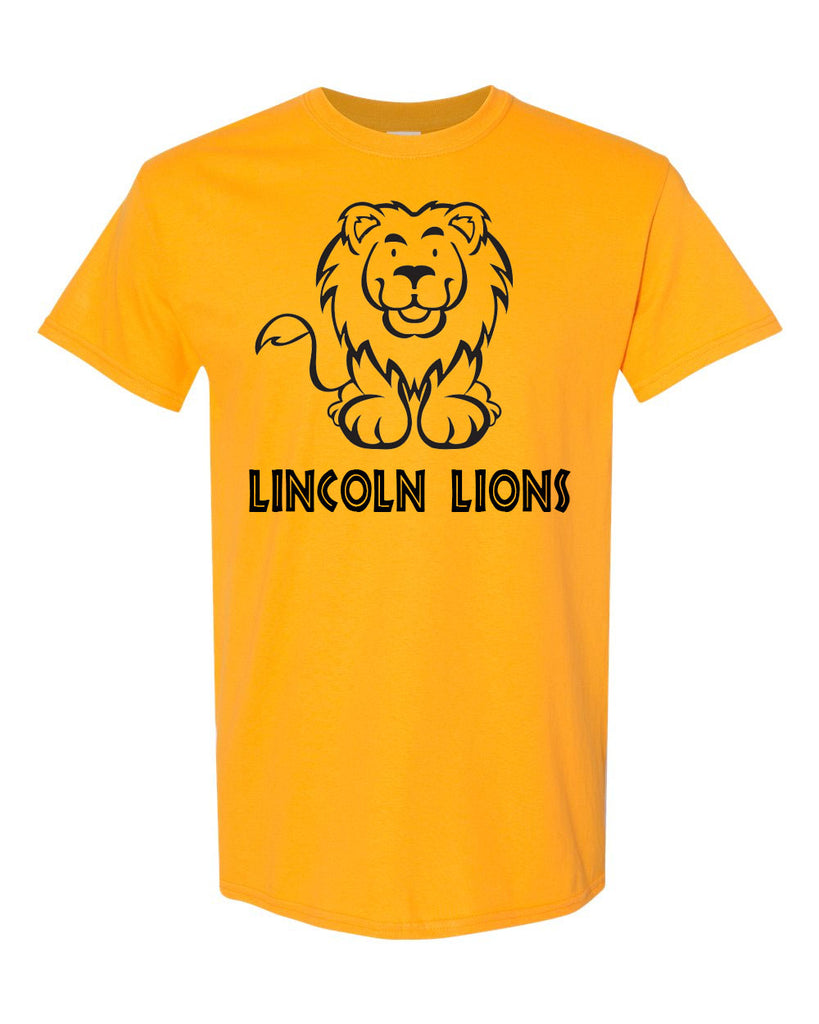 Lincoln Lions Gold T-Shirt
