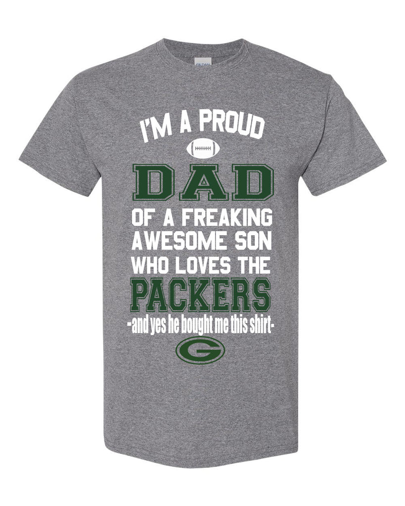 Green Bay Packers Proud Dad Son T-Shirt