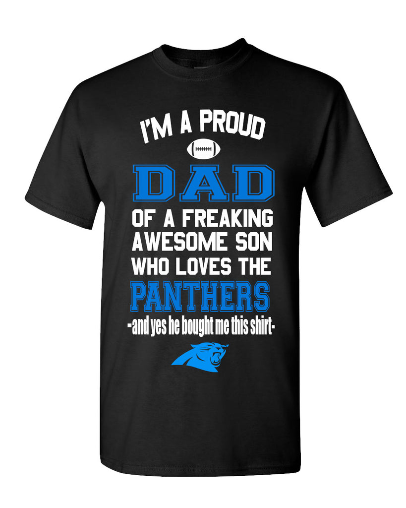 Carolina Panthers Proud Dad Son T-Shirt