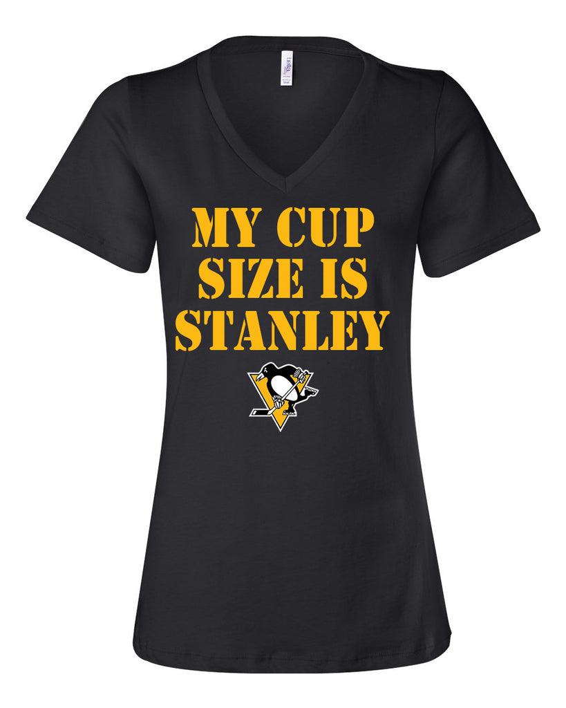 My Cup Size is Stanley Pittsburgh Penguins Women's T-Shirt