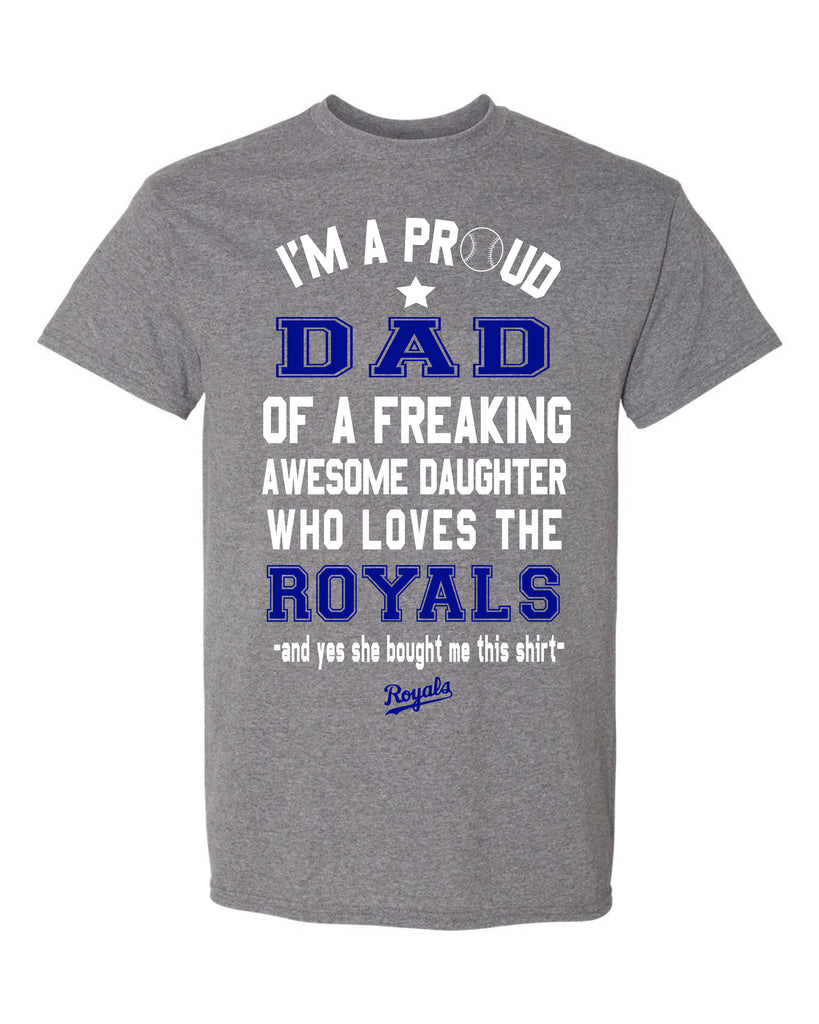 Kansas City Royals Dad Daughter T-Shirt