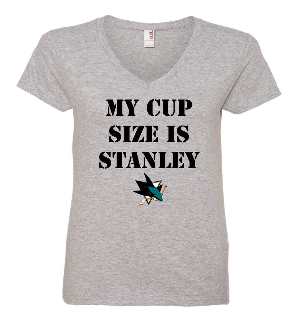 My Cup Size is Stanley San Jose Sharks Women's T-Shirt