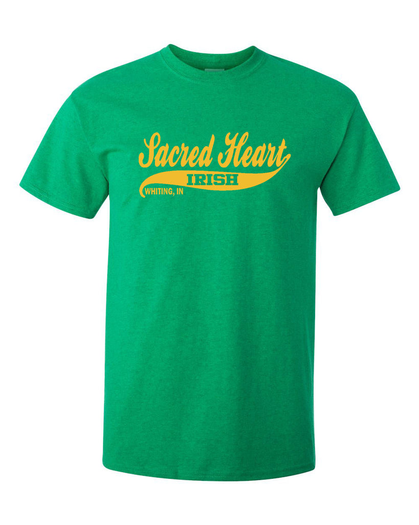 Sacred Heart Whiting Indiana in GREEN or NAVY T-Shirt