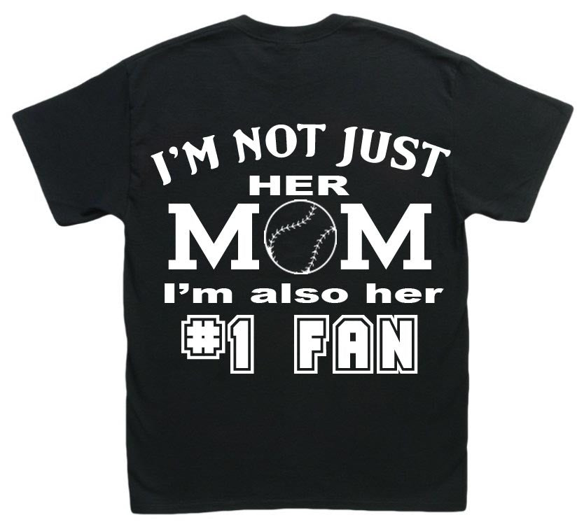 Softball Mom #1 Fan T-Shirt
