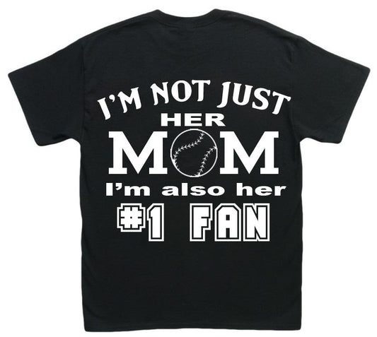 Softball Mom #1 Fan T-Shirt