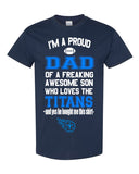 Tennessee Titans Proud Dad Son T-Shirt