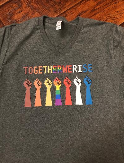 Together We Rise T-Shirts, Vnecks and Onesies