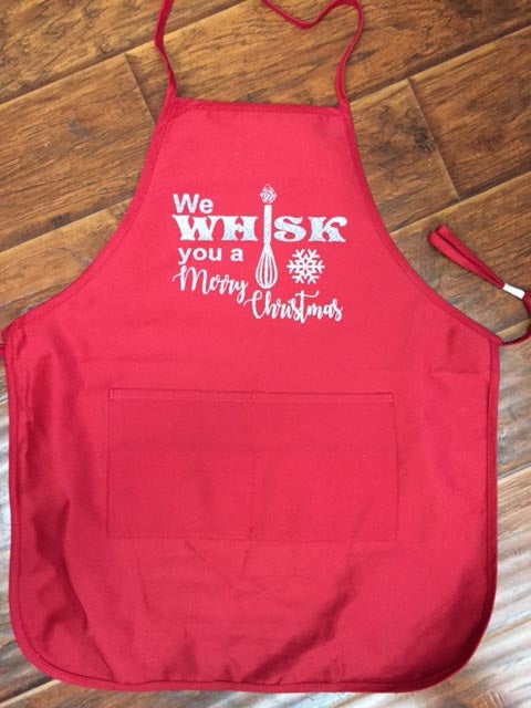 We WHISK you a Merry Christmas Apron