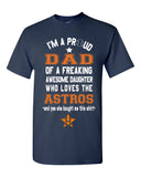 Houston Astros Dad Daughter T-Shirt