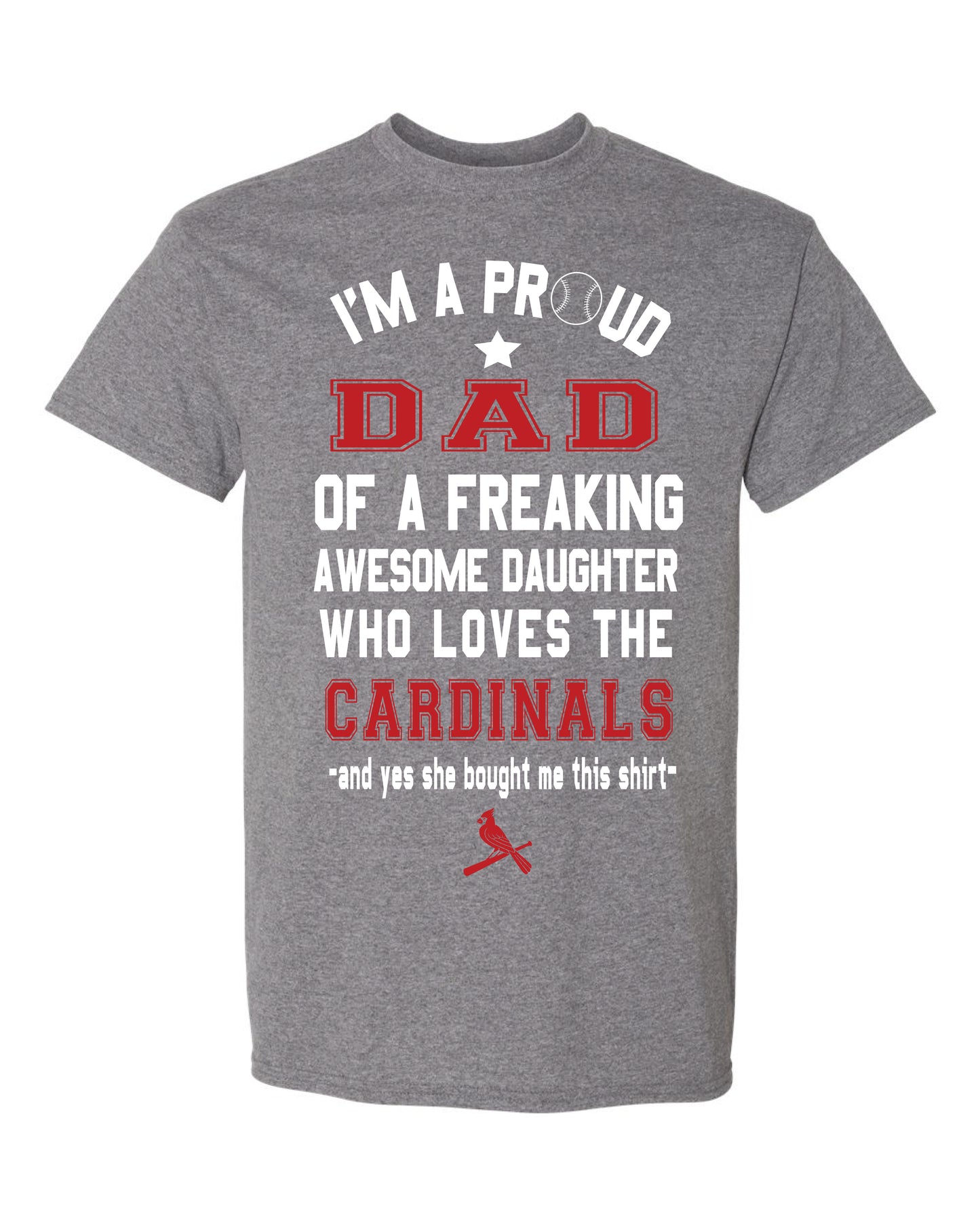 St. Louis Cardinals Dad Daughter T-Shirt