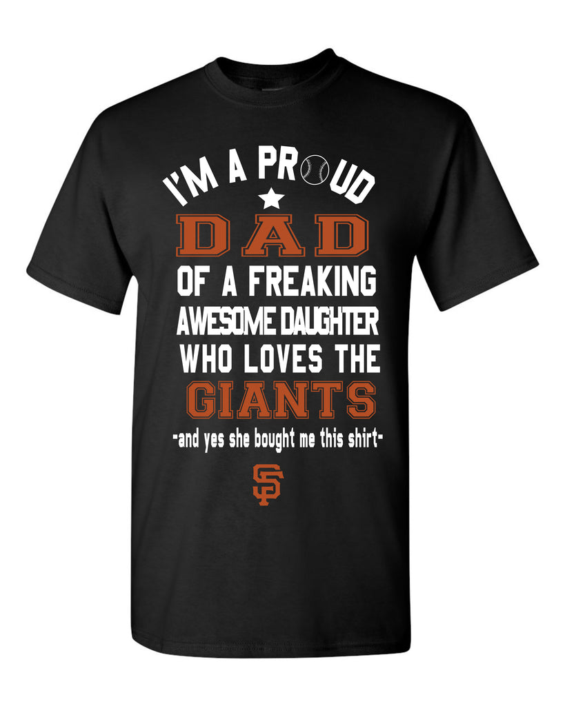 San Francisco Giants Dad Daughter T-Shirt