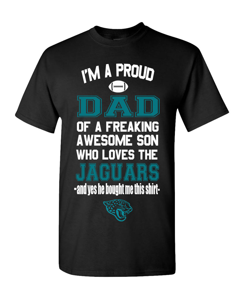 Jacksonville Jaquars Proud Dad Son T-Shirt
