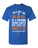 New York Mets Dad Daughter T-Shirt