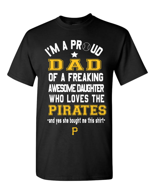 Pittsburgh Pirates Dad Daughter T-Shirt