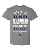 New York Yankees Dad Daughter T-Shirt